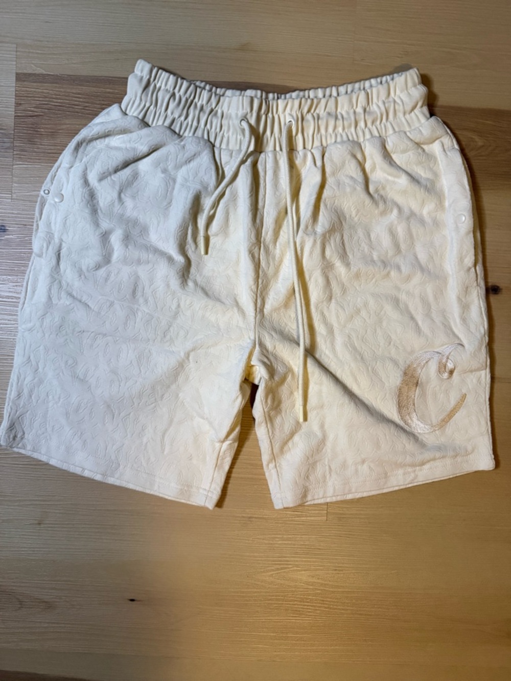 Cream Cookie Shorts